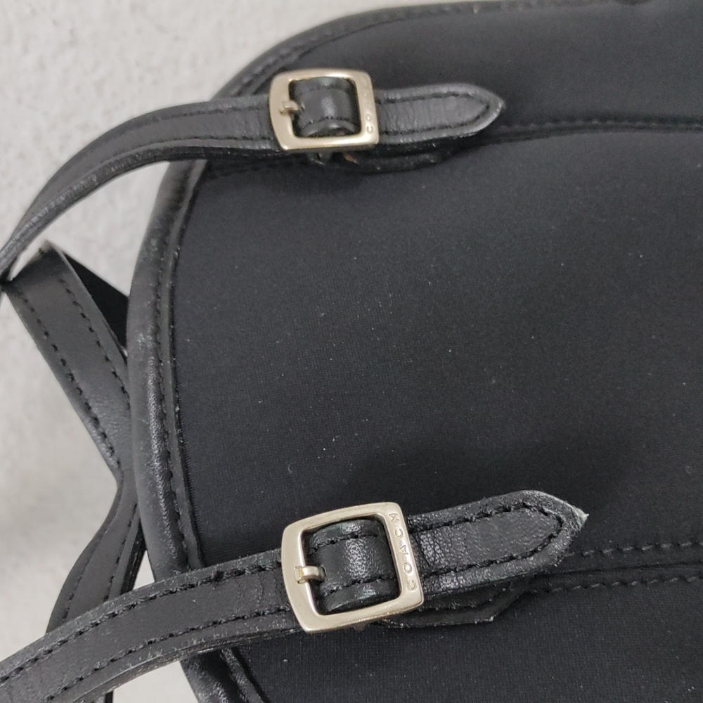 Coach Vintage Neo-Dome Tote Bag Black Neoprene #6220 - Picture 14 of 16